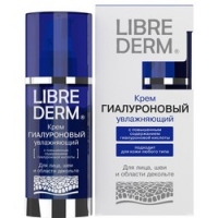 Librederm - Крем увлажняющий для лица, шеи и области декольте с гиалуроновой кислотой, 50 мл librederm пантенол спрей с гиалуроновой кислотой 130 г