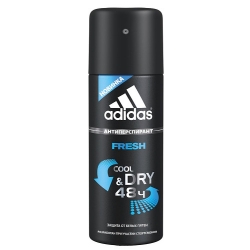 Фото Adidas Fresh - Дезодорант-антиперспирант спрей для мужчин, 150 мл