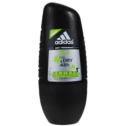 Фото Adidas 6in1 - Дезодорант-антиперспирант ролик для мужчин, 50 мл
