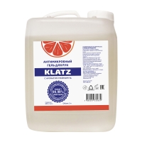 Klatz - Антимикробный гель для рук с ароматом грейпфрута, 5 л
