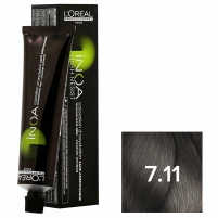 Фото L'Oreal Professionnel - Краска для волос 7.11, Блондин пепельный интенсивный, 60 мл.