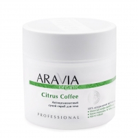 Фото Aravia Professional Organic - Антицеллюлитный сухой скраб для тела "Citrus Coffee", 300 г