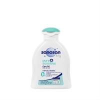 Sanosan Pure+sensitive - Детское масло для ухода за чувствительной кожей, 200 мл - фото 1