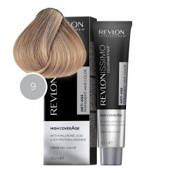 Фото Revlon Professional Revlonissimo RNMT High Coverage - Краска для волос 9 Очень светлый блонд 60 мл