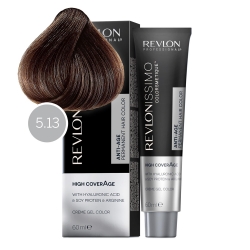 Фото Revlon Professional Revlonissimo NMT High Coverage - Краска для волос 5-13 Бежевый светлый блондин 60 мл