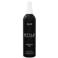 Ollin Style Lotion-Spray Medium - Лосьон-спрей для укладки волос средней фиксации 250 мл лак для волос средней фиксации medium