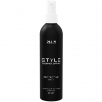 Фото Ollin Style Thermo Protective Hair Straightening Spray - Термозащитный спрей для выпрямления волос 250 мл