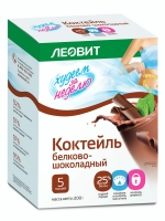 

Леовит - Коктейль белково-шоколадный, 5 шт х 40 г