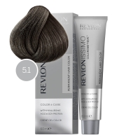 Revlon Professional Revlonissimo Colorsmetique - Краска для волос, 5.1 светло-коричневый пепельный, 60 мл. бант повязка для фиксации волос во время косметических процедур 011005 2 нежно розовый 1 шт
