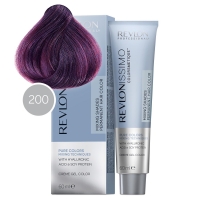 Revlon Professional Revlonissimo Cromatics Pure Colors - Краситель, 200 Фиолетовый, 60 мл крем краска для волос studio professional 2882 7 28 перламутрово шоколадный блонд 100 мл коллекция оттенков блонд