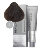 Revlon Professional Revlonissimo Colorsmetique - Краска для волос, 3 темно-коричневый, 60 мл. ice professional шампунь для сухих и поврежденных волос refill my hair 250 мл