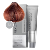 

Revlon Professional - Перманентный краситель Revlonissimo Colorsmetique, 7.4 Блондин Медный, 60 мл