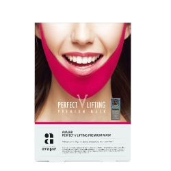 Фото Avajar Perfect V Lifting Premium Mask - "Умная" лифтинговая маска (розовая), 1 шт