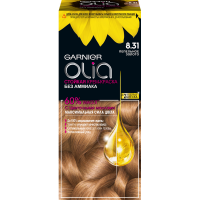 Garnier Olia - Стойкая крем-краска для волос 8.31 Пепельное золото, 112 мл