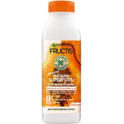 Фото Garnier Fructis Superfood - Бальзам-ополаскиватель Папайя, 350 мл