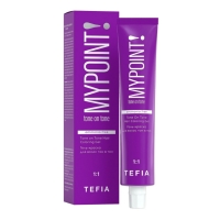 Tefia MyPoint - Гель-краска для волос тон в тон, 7.8 блондин коричневый, 60 мл активатор tefia