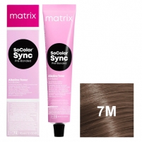 Фото Matrix SoColor Sync Pre-Bonded - Краситель для волос, 7М блондин мокка - 7.8, 90 мл