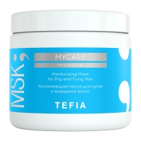 Tefia MyCare - Маска для сухих и вьющихся волос увлажняющая, 500 мл tefia спрей вуаль для сухих и вьющихся волос mycare moisture 250 мл