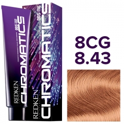 Фото Redken Chromatics - Краска для волос без аммиака 8.43-8Cg медный-золотистый, 60 мл