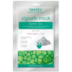 Фото Shary Professional Alginate Mask - Маска альгинатная против акне для лица, шеи, декольте с чайным деревом, 28 г