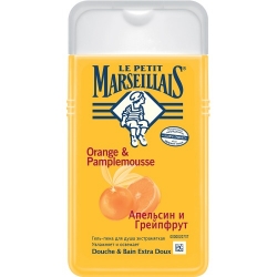 Фото Le Petit Marseillais Orange Pamplemousse - Гель-пена для душа с апельсином и грейпфрутом, 250 мл