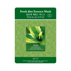 Фото Mijin Cosmetics Fresh Aloe Essence Mask - Маска для лица тканевая с алое, 25 г