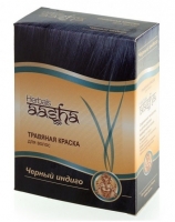 Aasha Herbals - Краска травяная для волос, Черный индиго, 60 мл - фото 1
