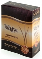 Aasha Herbals - Краска травяная для волос, Черный кофе, 60 мл - фото 1