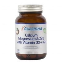 Фото Avicenna - Комплекс "Кальций, магний, цинк" с витамином Д3+К2, 60 капсул