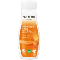 Weleda - Облепиховое питающее молочко для тела, 200 мл солнце и луна средство для мытья посуды и детских принадлежностей eco эфирное масло грейпфрута
