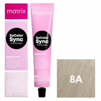 Фото Matrix SoColor Sync Pre-Bonded - Краситель для волос, 8A светлый блондин пепельный - 8.1, 90 мл