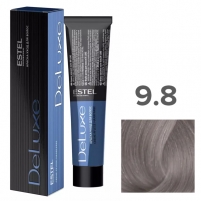 Фото Estel Professional - Краска-уход для волос De Luxe, 9/8 Блондин жемчужный, 60 мл