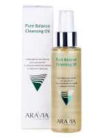 Aravia Professional Pure Balance Cleansing Oil - Гидрофильное масло для умывания с салициловой кислотой и чёрным тмином, 110 мл оки чпоки анальная пробка с чёрным кристаллом