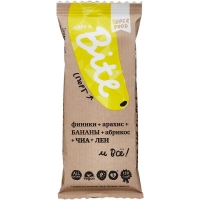 

Bite SuperFood - Батончик Спорт, арахис-банан, 45 г