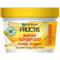 Фото Garnier Fructis - Маска для сухих волос с бананом, 390 мл