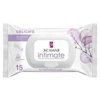 Я Самая - Влажные салфетки с алоэ для интимной гигиены Intimate, 15 шт