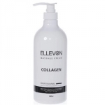 Фото Ellevon Massage Collagen Cream - Крем массажный с коллагеном, с дозатором, 1000 мл