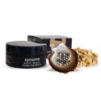 

Ayoume Gold Black Pearl Eye Patch - Патчи для глаз от темных кругов с золотом и черным жемчугом, 60х1,4 г