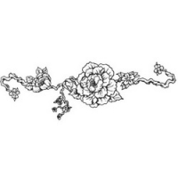 

Temptu Pro Transfer Asian Floral Branch - Трансферная татуировка