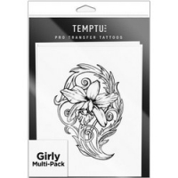 

Temptu Pro Transfer Multi-Pack Girly - Трансферная татуировка