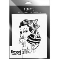 

Temptu Pro Transfer Multi-Pack Sweet - Трансферная татуировка