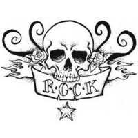 

Temptu Pro Transfer Rock Rock Skull - Трансферная татуировка