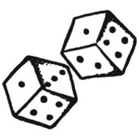 

Temptu Pro Transfer Rock Rolling Dice - Трансферная татуировка