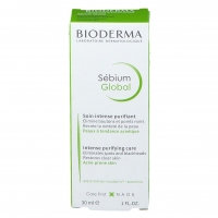 Bioderma Sebium Global Intensive Purifying Care - Интенсивный оздоравливающий уход, 30 мл