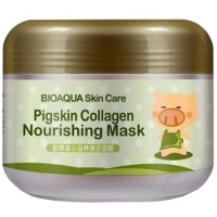 Bioaqua Pigskin Collagen - Маска питательная для лица с коллагеном, 100 г