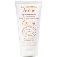 Avene Mineral Cream SPF 50+ - Крем солнцезащитный с минеральным экраном SPF 50+, 50 мл - фото 1