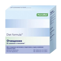 Diet formula "Очищение от шлаков и токсинов" - Таблетки для очищения от шлаков и токсинов, №60 - фото 1