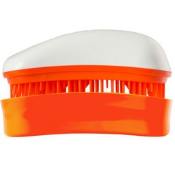 Фото Dessata Hair Brush Mini White-Tangerine - Расческа для волос, Белый-Мандариновый