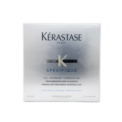 Фото Kerastase Specifique Cure Apaisante - Ампулы для чувствительной кожи головы, 12 х 6 мл