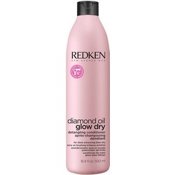 Redken Diamond Oil Glow Dry Conditioner - Кондиционер для легкости расчесывания волос, 500 мл фото Фото Redken Diamond Oil Glow Dry Conditioner - Кондиционер для легкости расчесывания волос, 500 мл